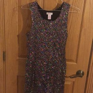 Sparkly short dress from Candie's, runs small