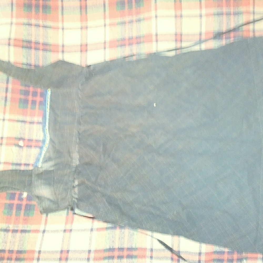 Fp free people plaid wool winter fairisle dress