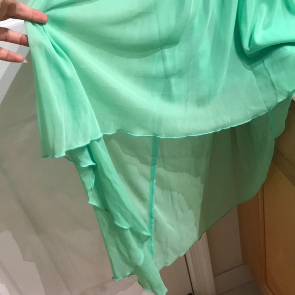 GroupUSA Emerald high low dress - Picture 4 of 5