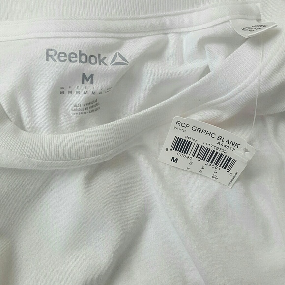Reebok RCF Blank White CrossFit T-Shirt! NWT! - Picture 8 of 8