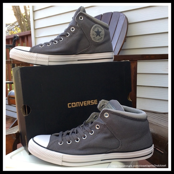 ❌TEXT❌CONVERSE ALL STAR HIGH TOPS SNEAKERS - Picture 3 of 8