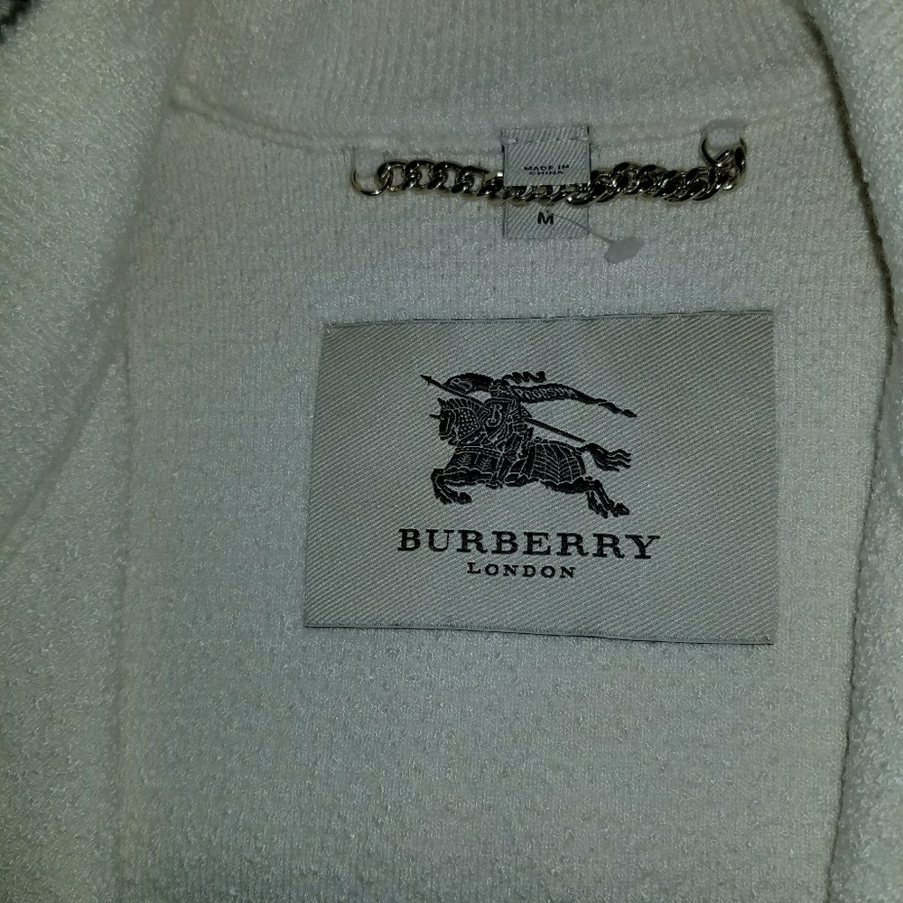 Authentic burberry trench style sweater