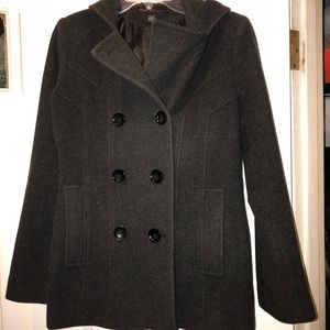 Dark Grey Peacoat