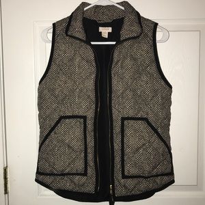 J. Crew Herringbone Vest