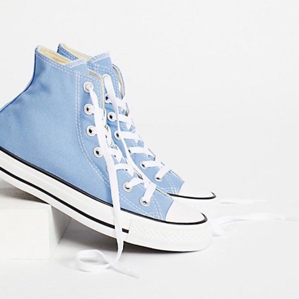 Converse Blue High Top Sneakers