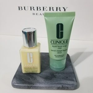Clinique cleanser & moisturizer