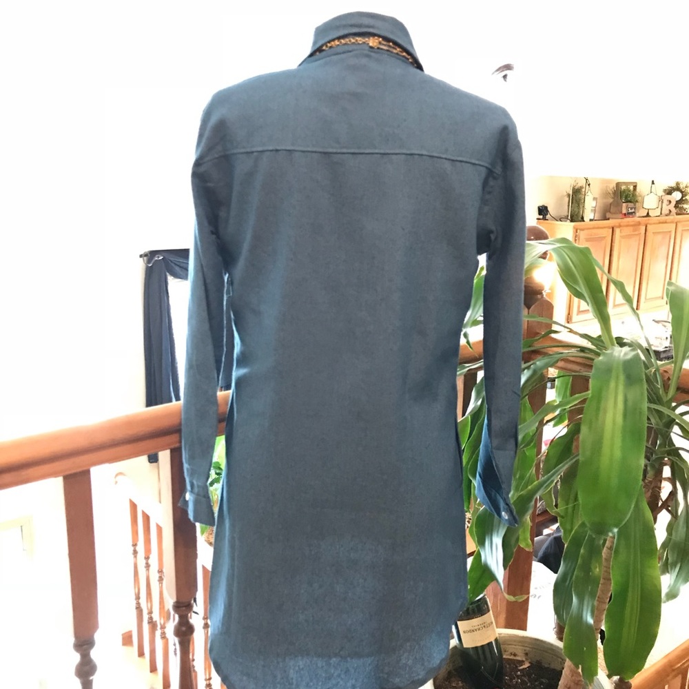 NWT Oioninos Lightweight Denim Tunic - Picture 4 of 7