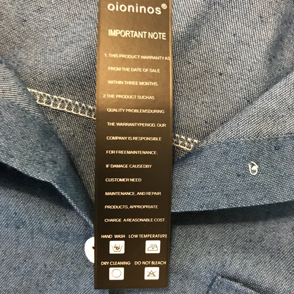 NWT Oioninos Lightweight Denim Tunic - Picture 6 of 7