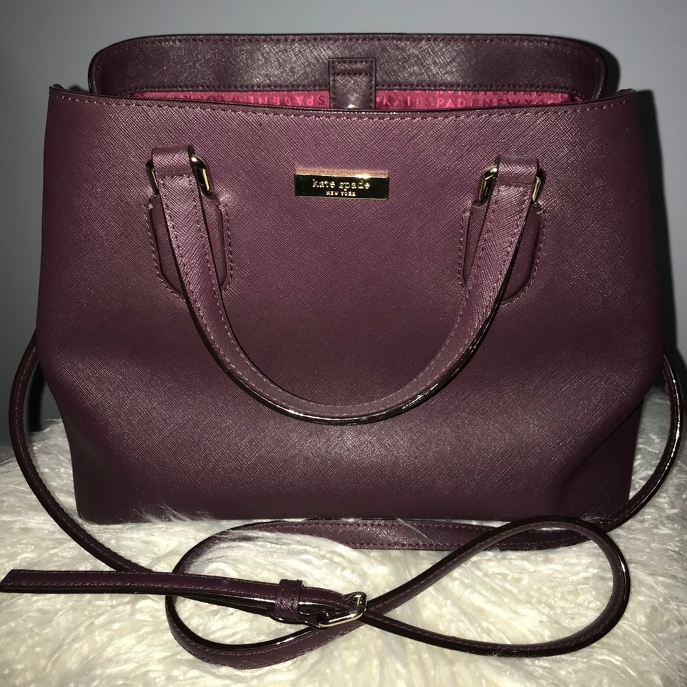Kate Spade plum handbag