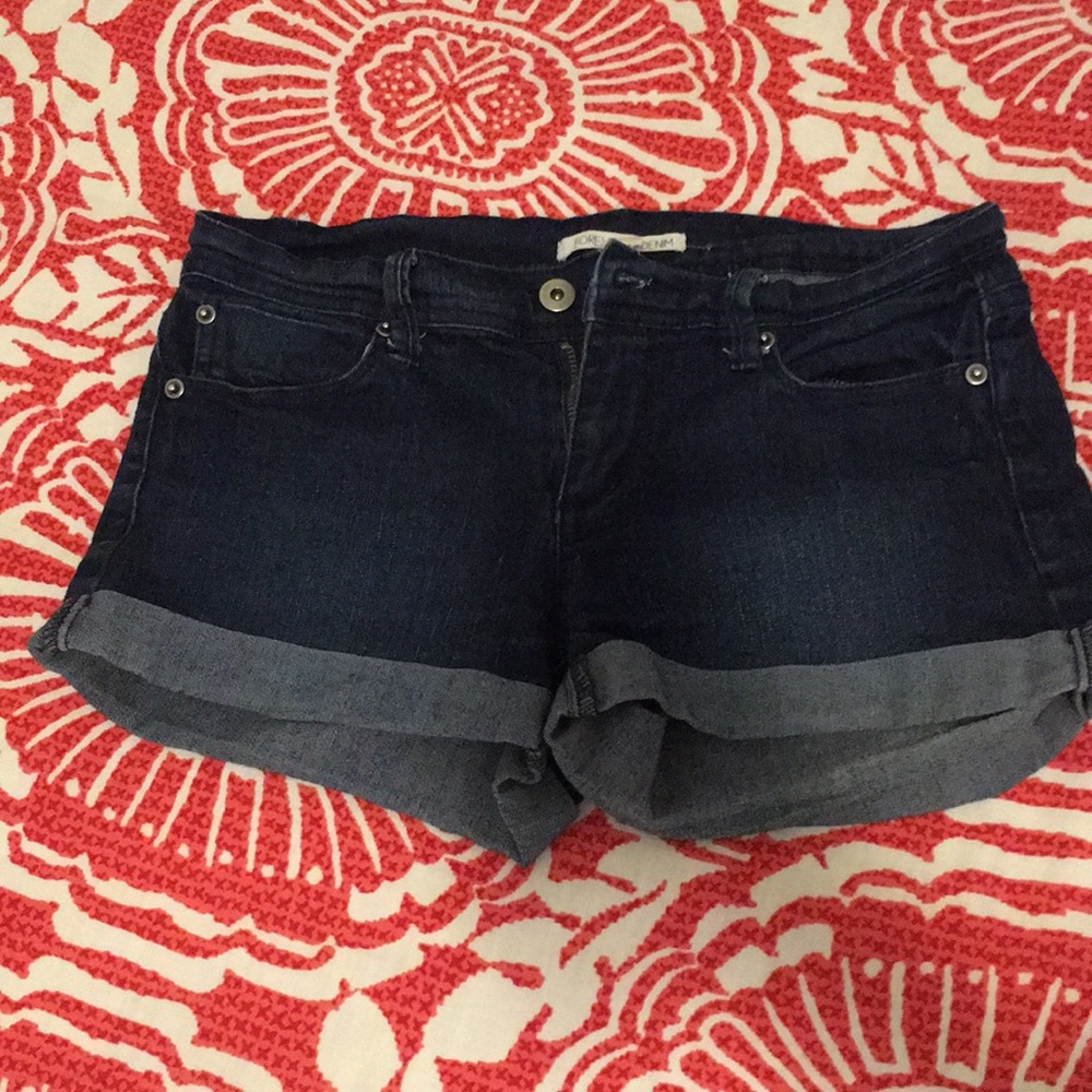 Denim shorts