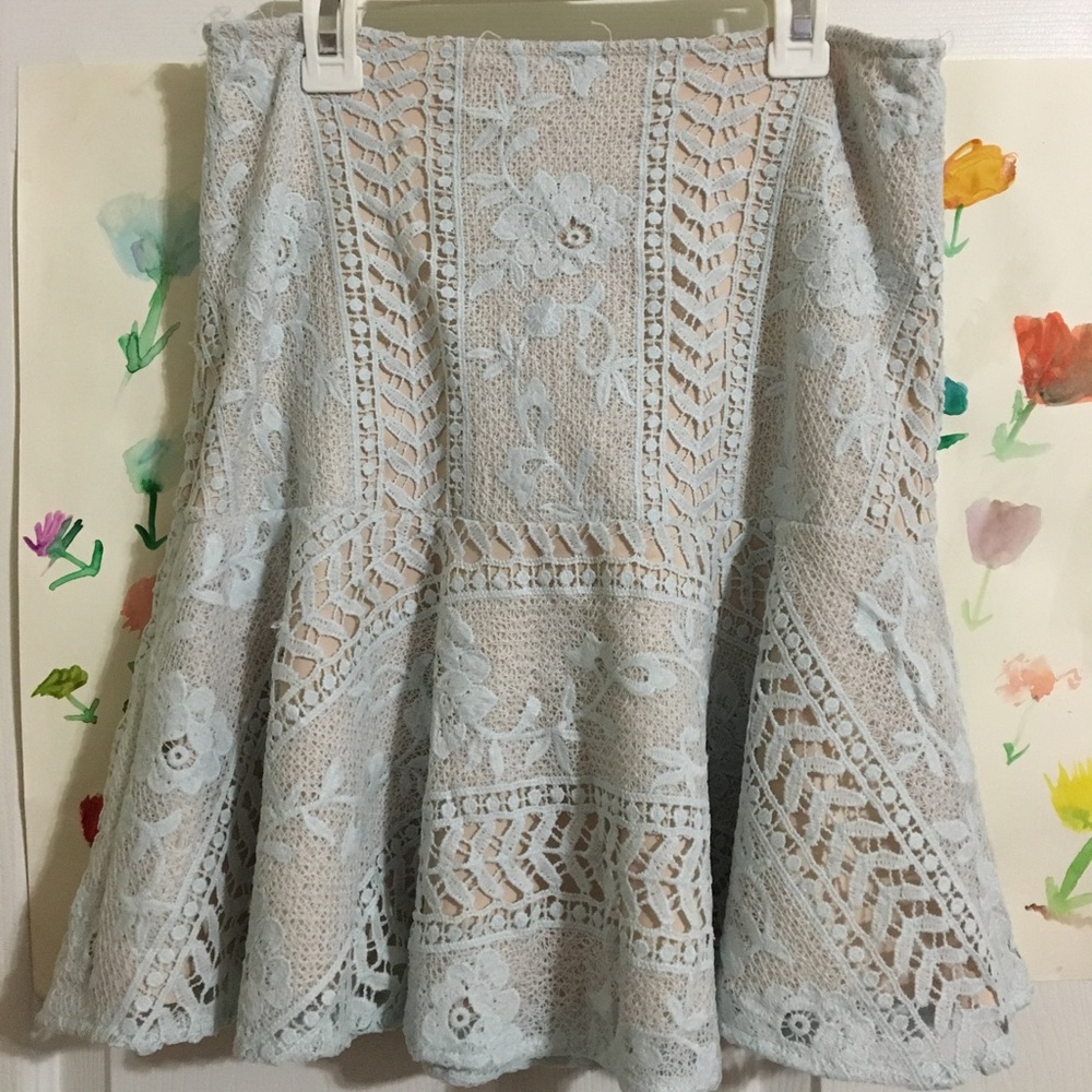 Tennis Style Lace Skirt