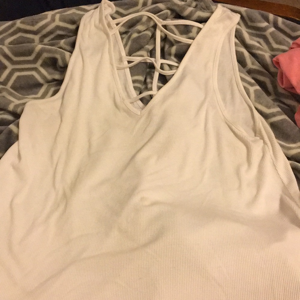 American eagle ribbed tank top