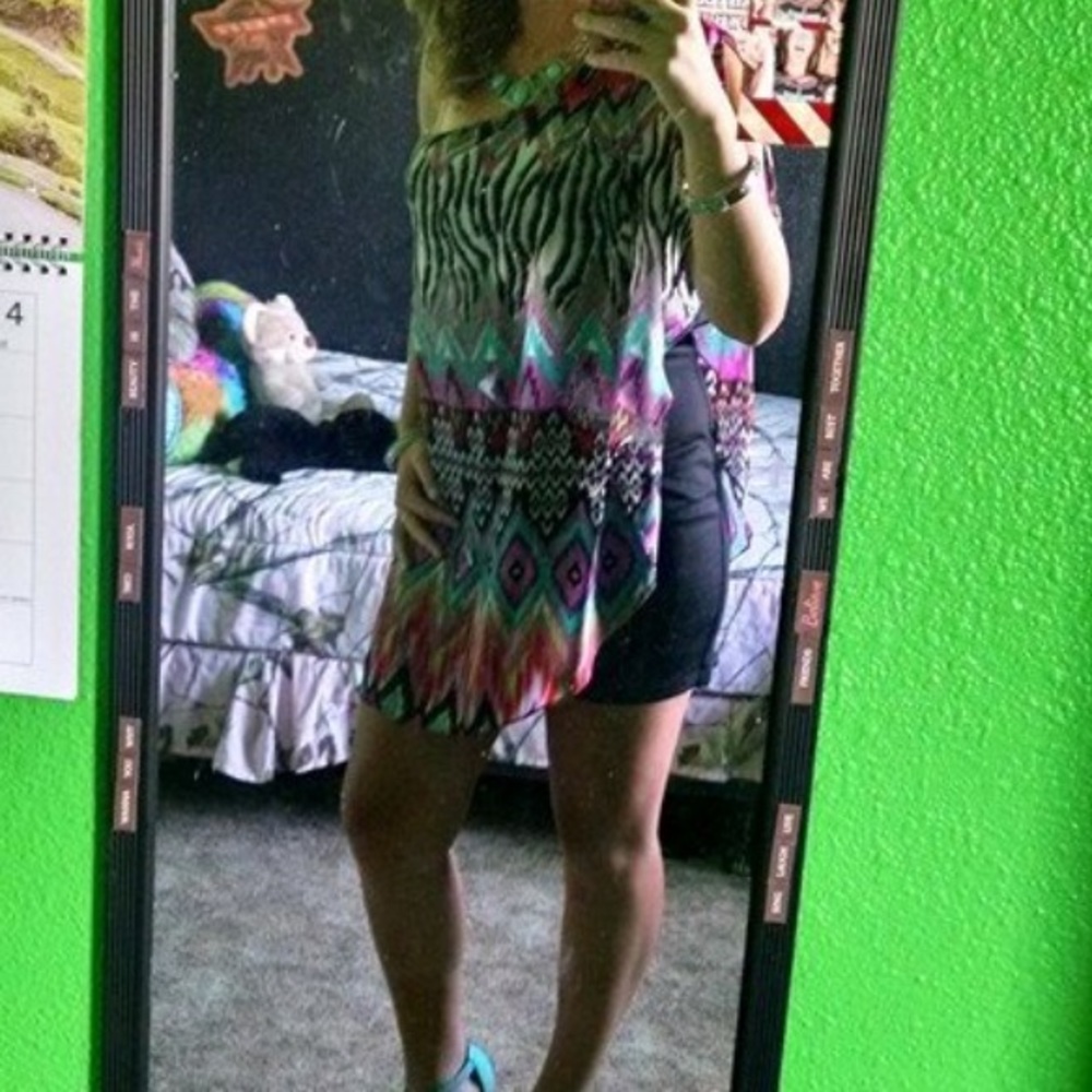 Multi colored dress