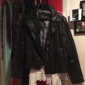 GUESS BRAND leather jacket