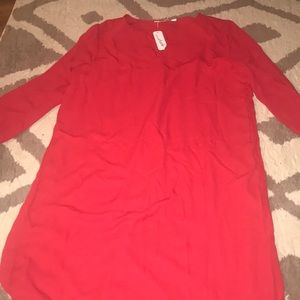 Red dress from Charming Charlie’s