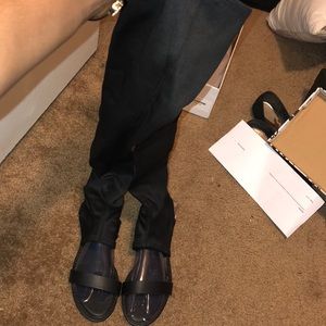 Knee high sandals