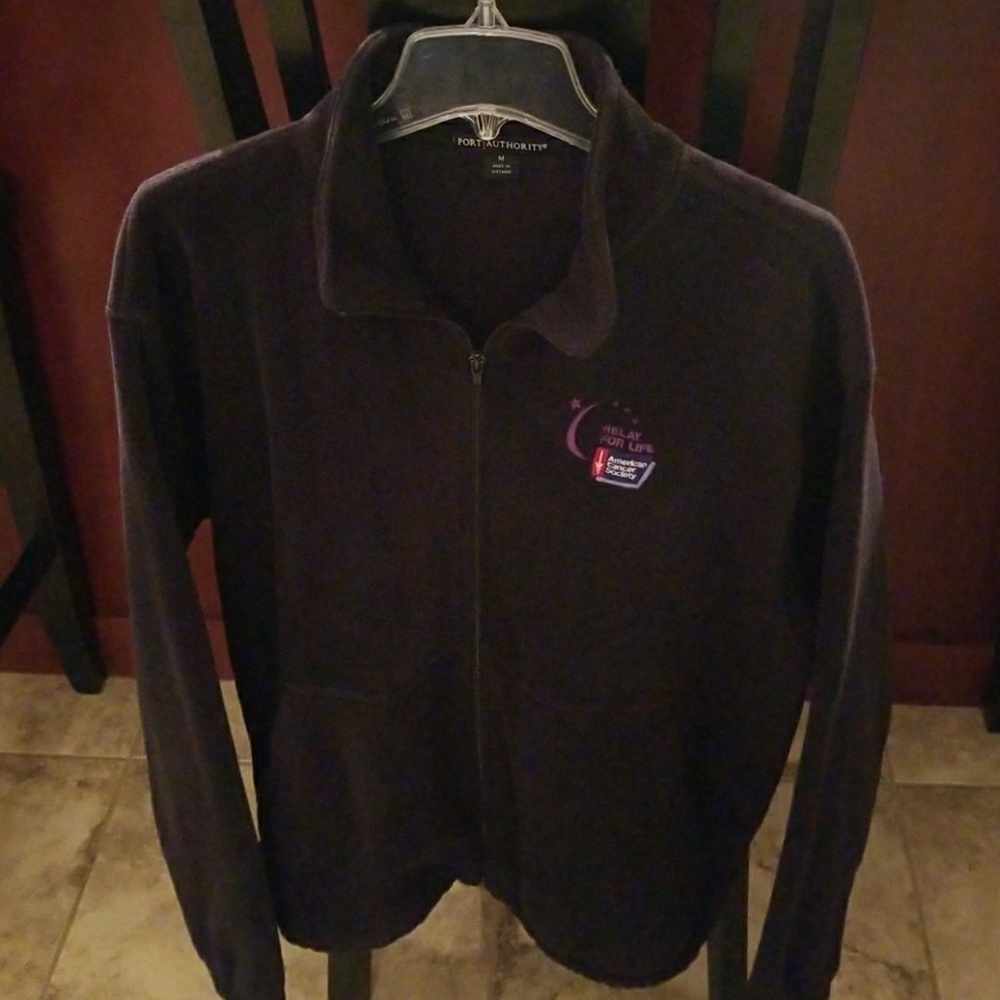 Fleece American Cancer Society Relay 4 Life Coat