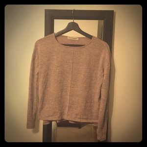Pink, gray and black small sweater