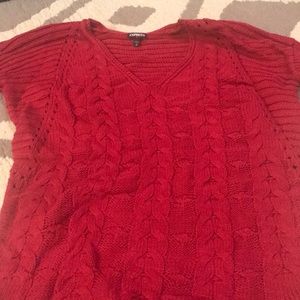 Express red sweater