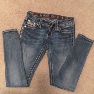 Rock Revival Shaina Mid-Rise Skinny jean size 24