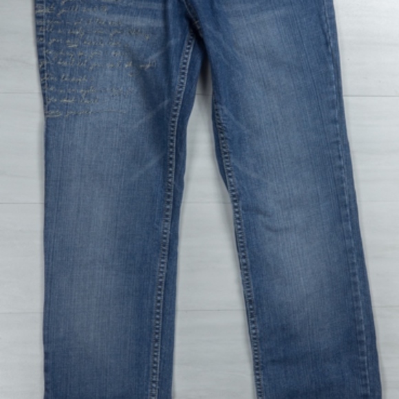 Paris Blues Women's Jeans Sz 9 Poem Embroided - Picture 5 of 8