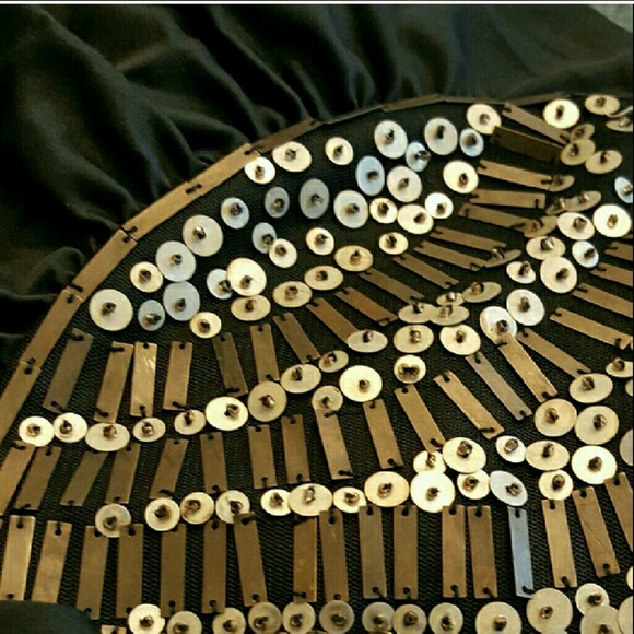 Aly Ro Black Strapless Dress Size 2 - Picture 3 of 4