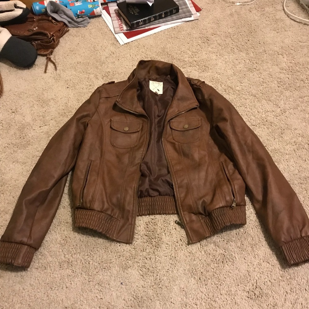 Leather jacket