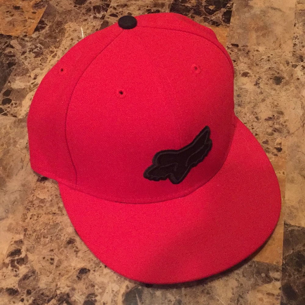 ONE OF A KIND Fox red New Era Flat Bill.