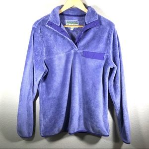 Jachs NY Womens Cabin Sherpa Fleece Mock Neck Pull