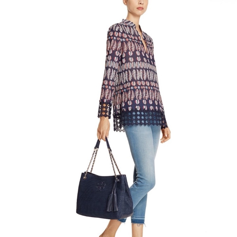 ❌DONT BUY❌Tory Burch Thea Straw Tote