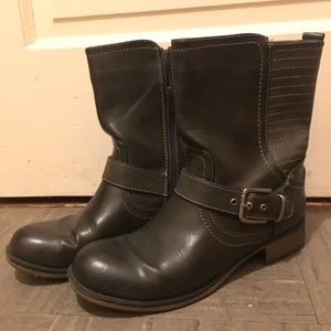 Cute military chic style booties