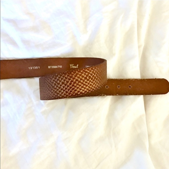 [Fossil] Leather Belt - Picture 4 of 6