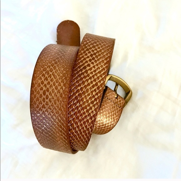 [Fossil] Leather Belt - Picture 5 of 6