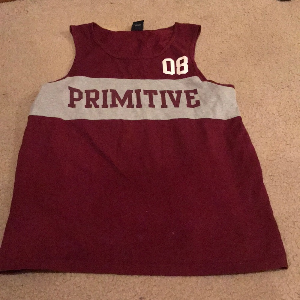 PRIMITIVE Men’s maroon tank XL