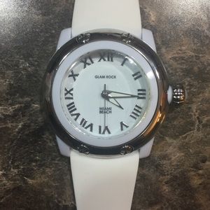 Glam Rock White Watch🕑