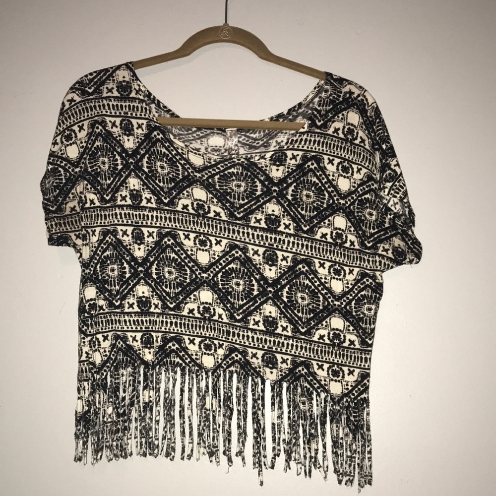 Tribal Top with Fringe