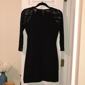 Black bodycon dress