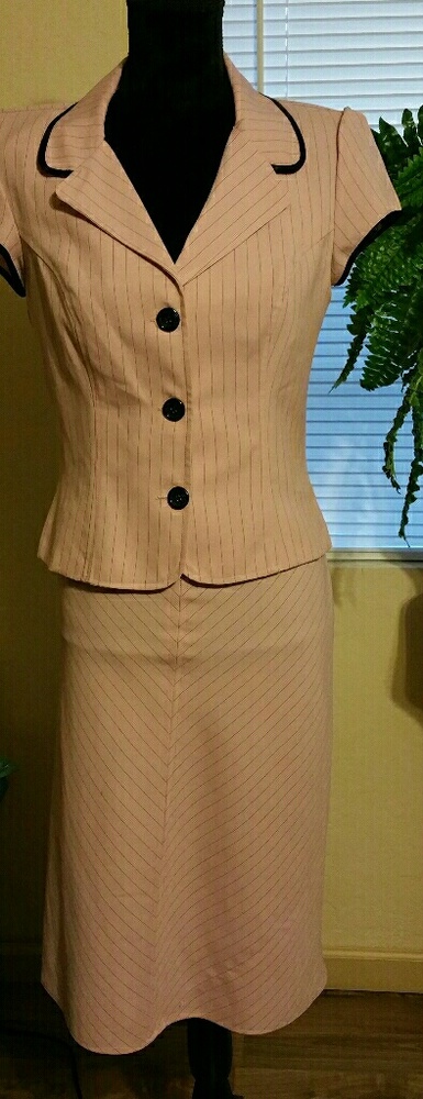 Classic suit with dress and jacket