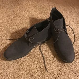 🌟 WORN ONCE- Men's Calvin Klein Suede Boots