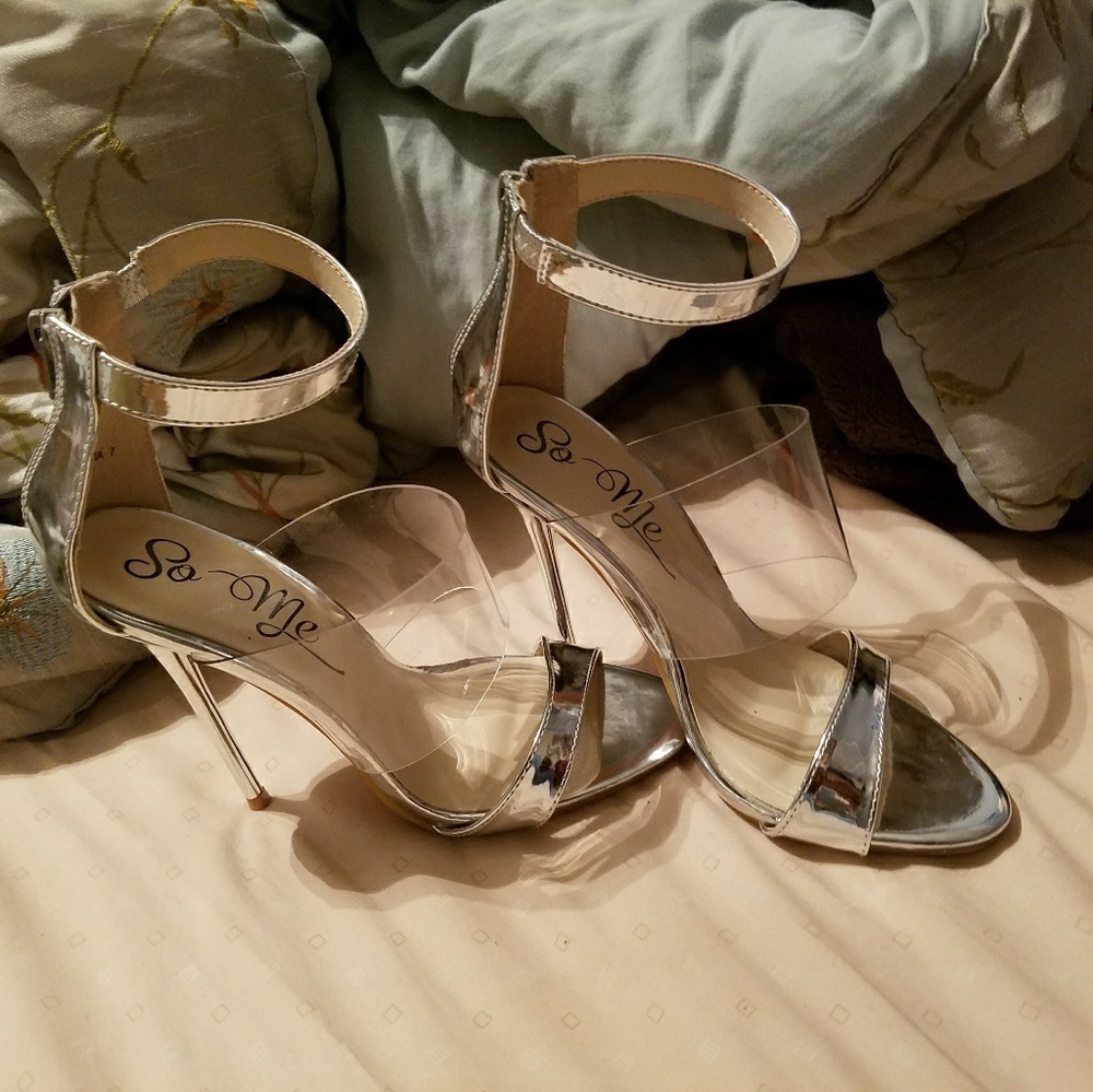 Cute Silver Heels
