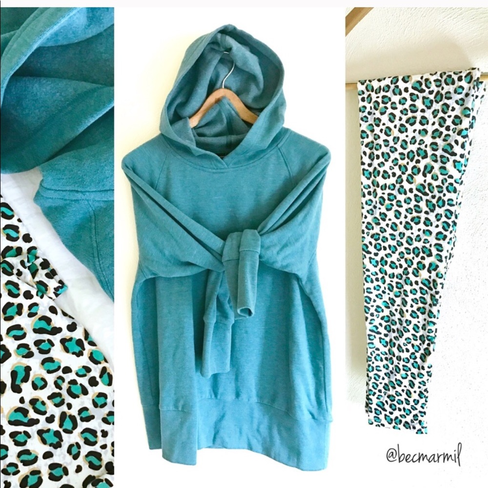 [VS] Hooded Long Sweatshirt + Leggings Bundle