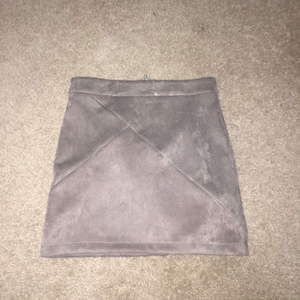 Suede Skirt