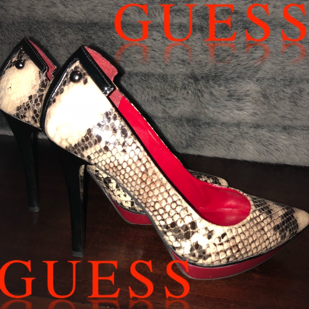 🌷Guess by Marciano SnakeSkin Stiletto Heels