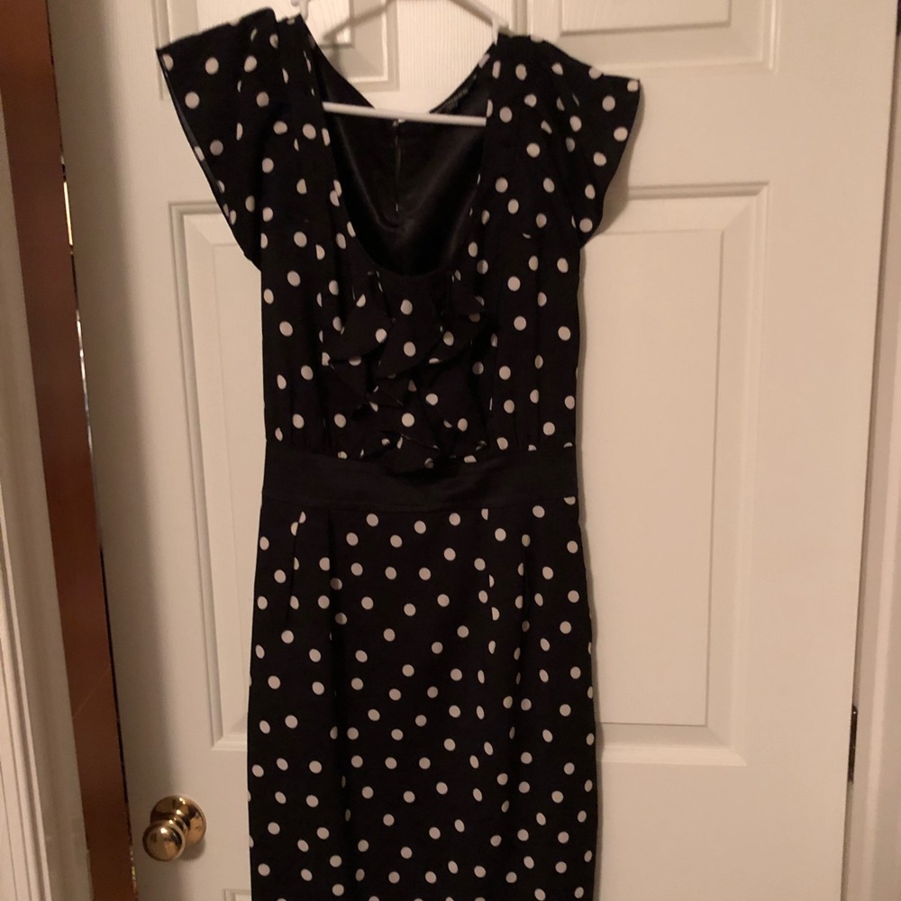 Black and White Polka Dot Dress