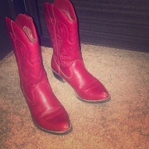 Red Cowgirl boots