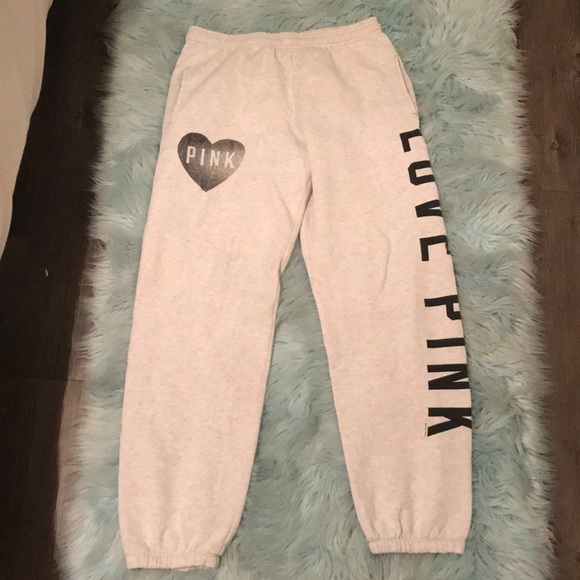 PINK Victoria's Secret Pants - Tan PINK by Victoria secret sweat pants