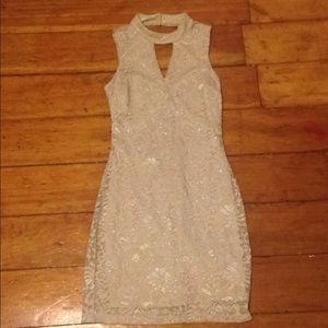 Tan homecoming dress