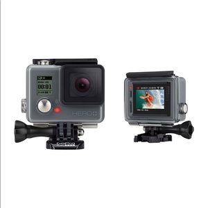 Go Pro Hero+ with LCD screen and accessories