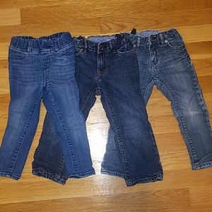 Baby Gap Girls Jeans Bundle 2T