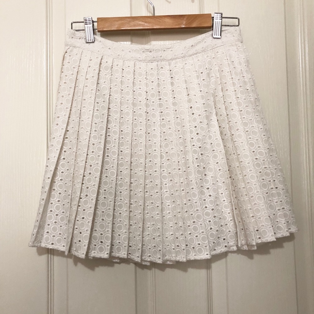 Abercrombie Eyelet Skater Skirt